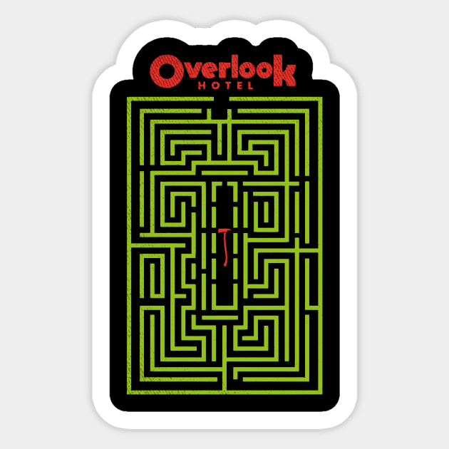 Ovelook Hotel Labyrinth Sticker by TEEWEB